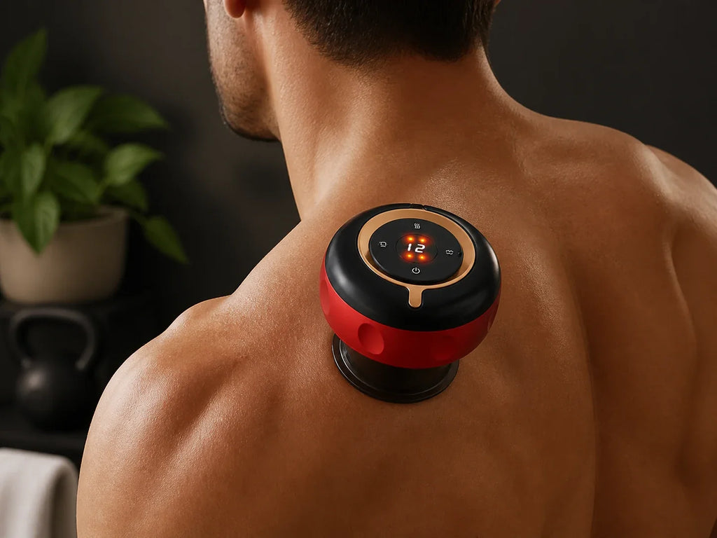 Active Reset SmartCup in use on the shoulder
